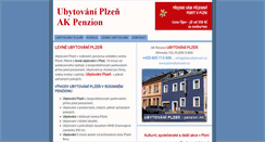 Desktop Screenshot of plzenubytovani.cz